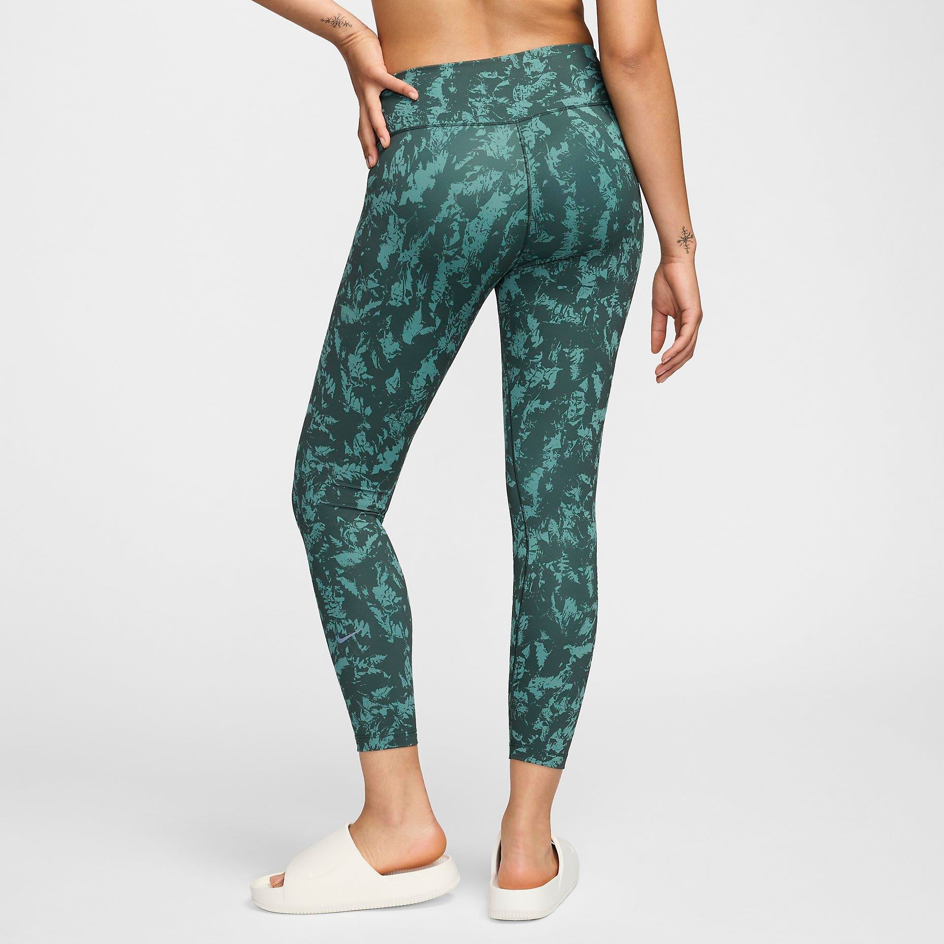 Nike One High Waisted 7/8 Printed Kadın Tayt