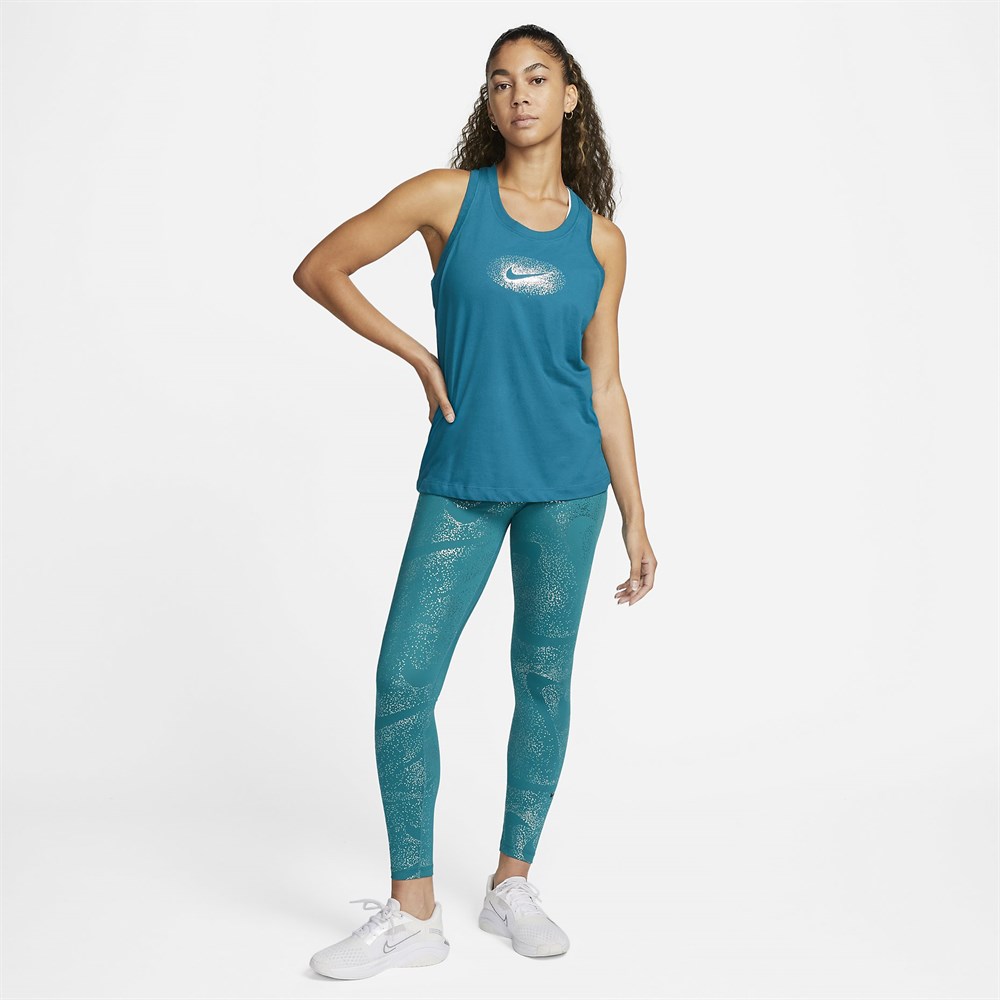 Nike One Mid-Rise Printed Kadın Tayt