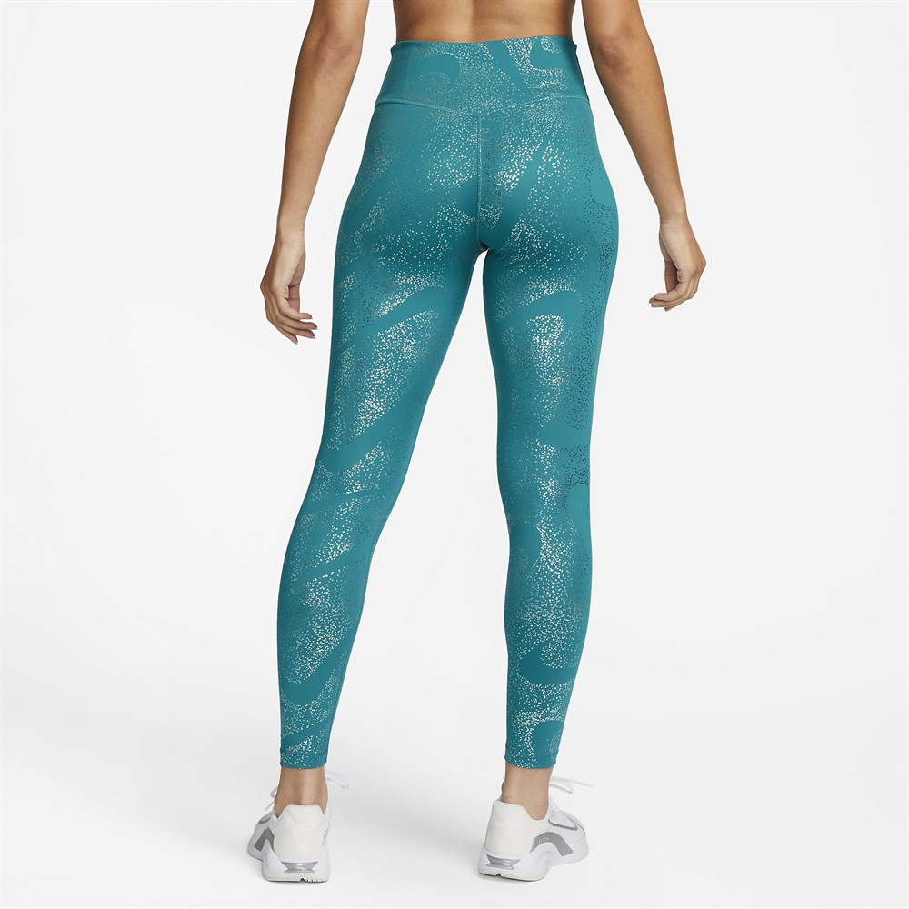 Nike One Mid-Rise Printed Kadın Tayt