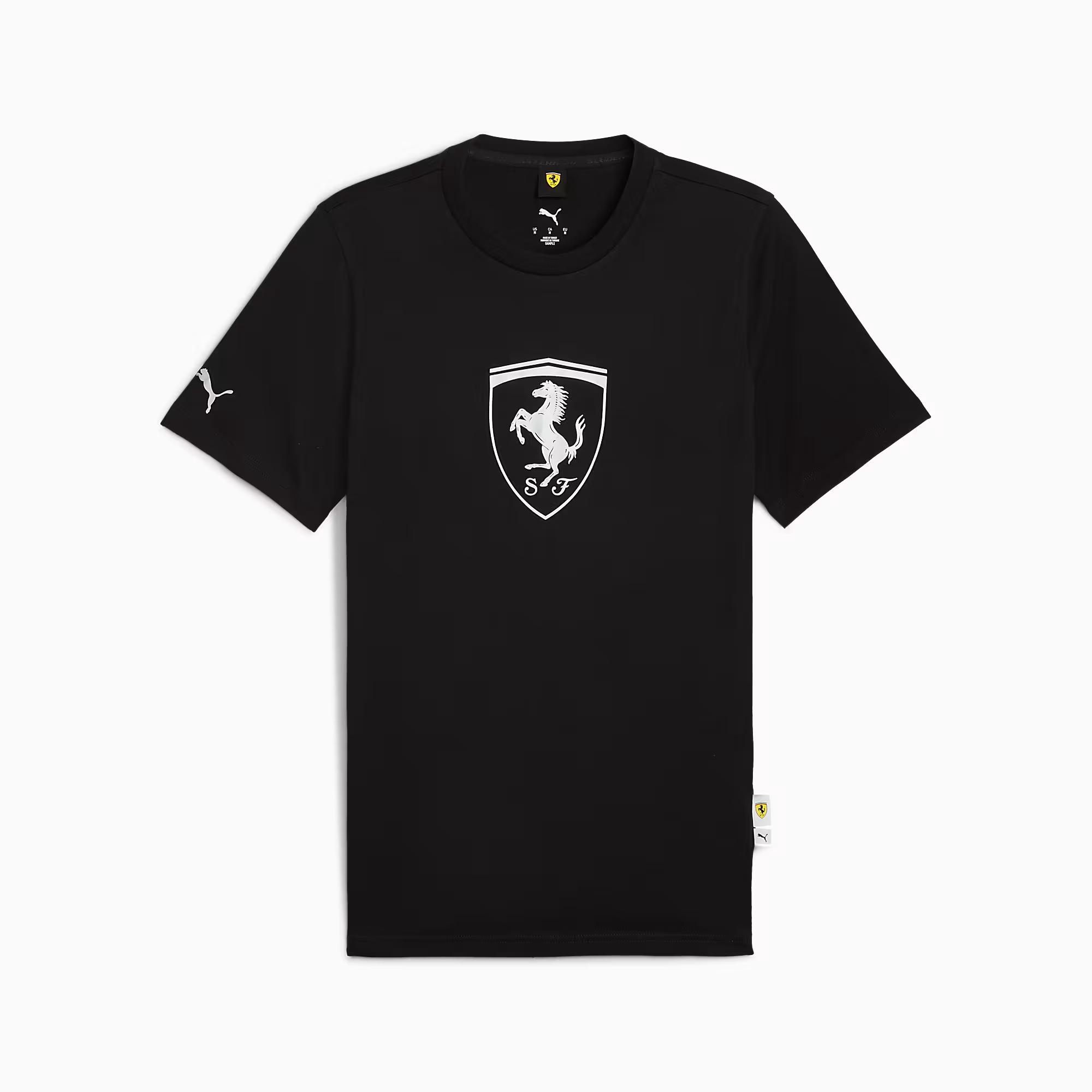 Puma Ferrari Tonal Shield Erkek Tişört