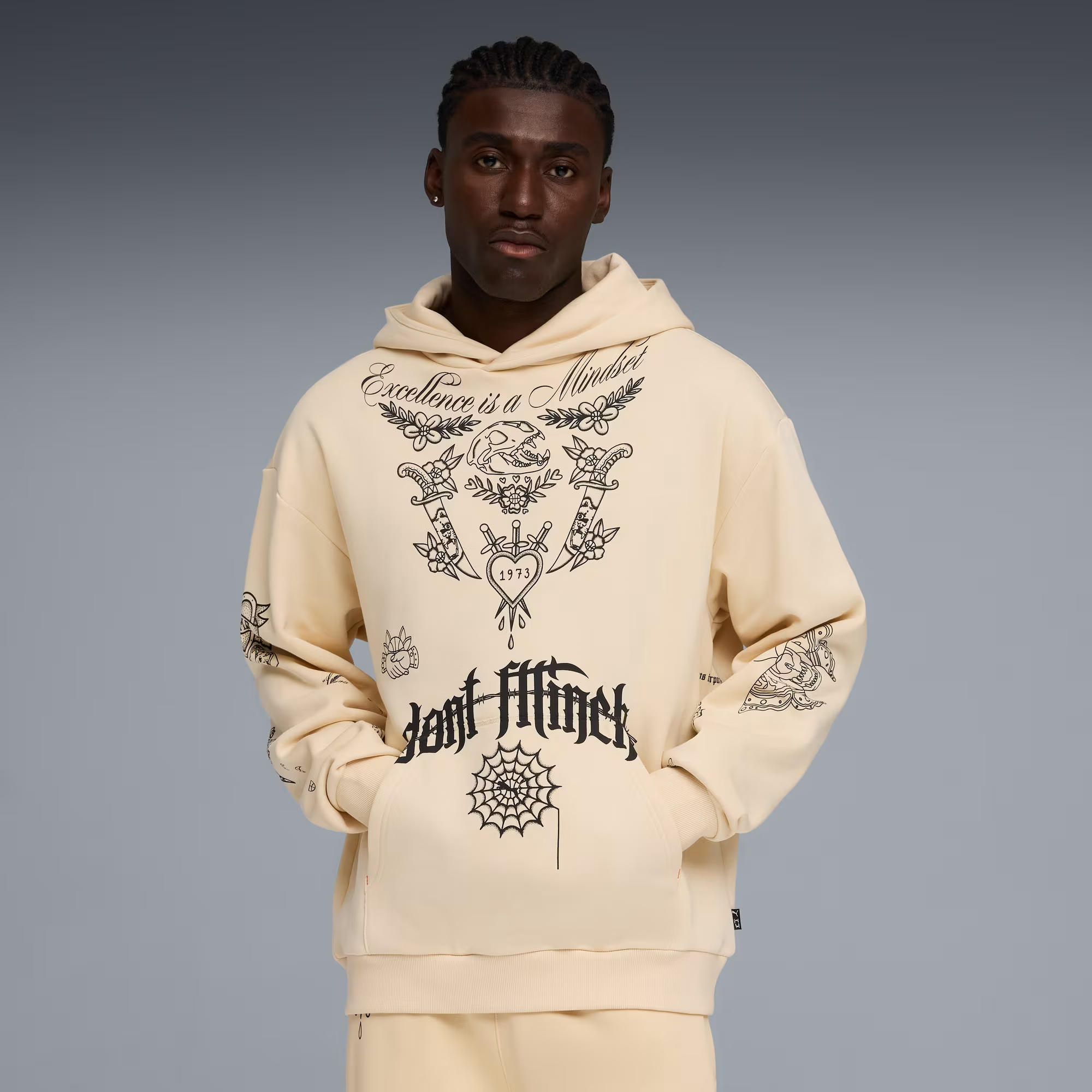 Puma Swish N Ink Relaxed Basketball Erkek Sweatshirt