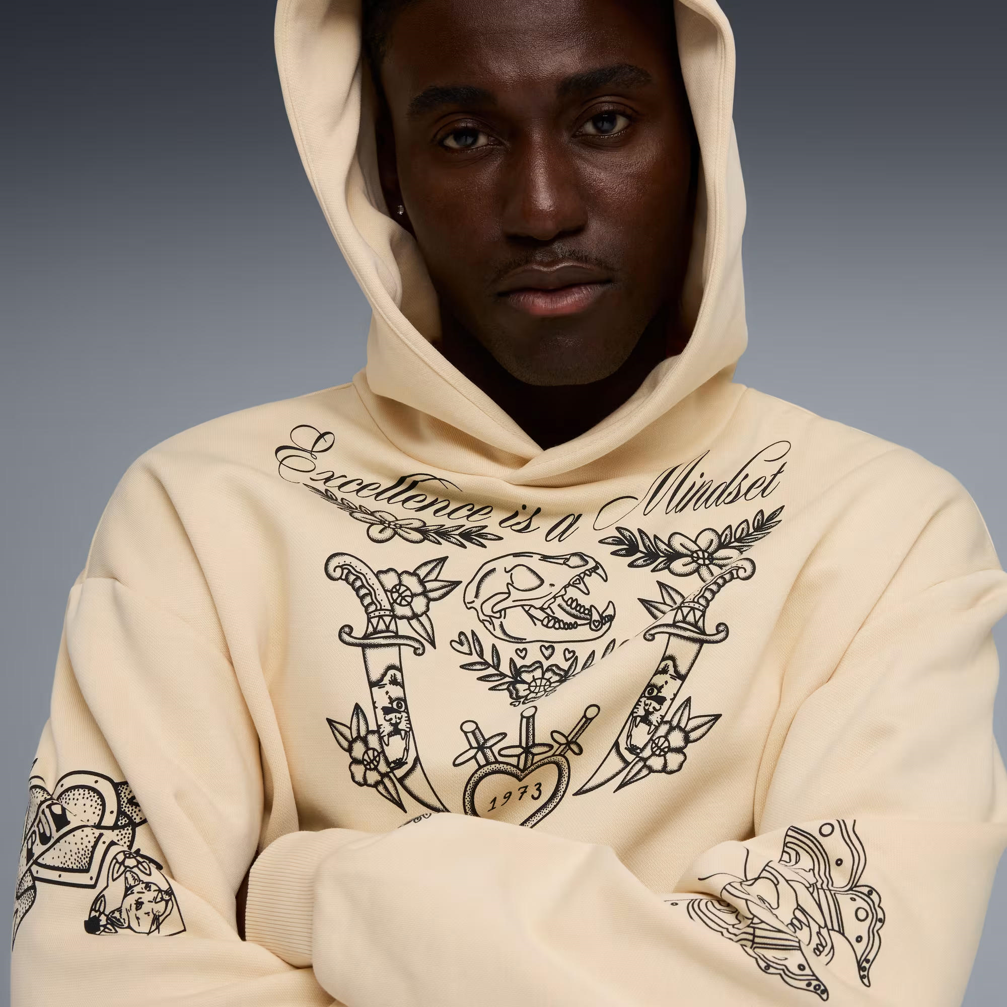 Puma Swish N Ink Relaxed Basketball Erkek Sweatshirt