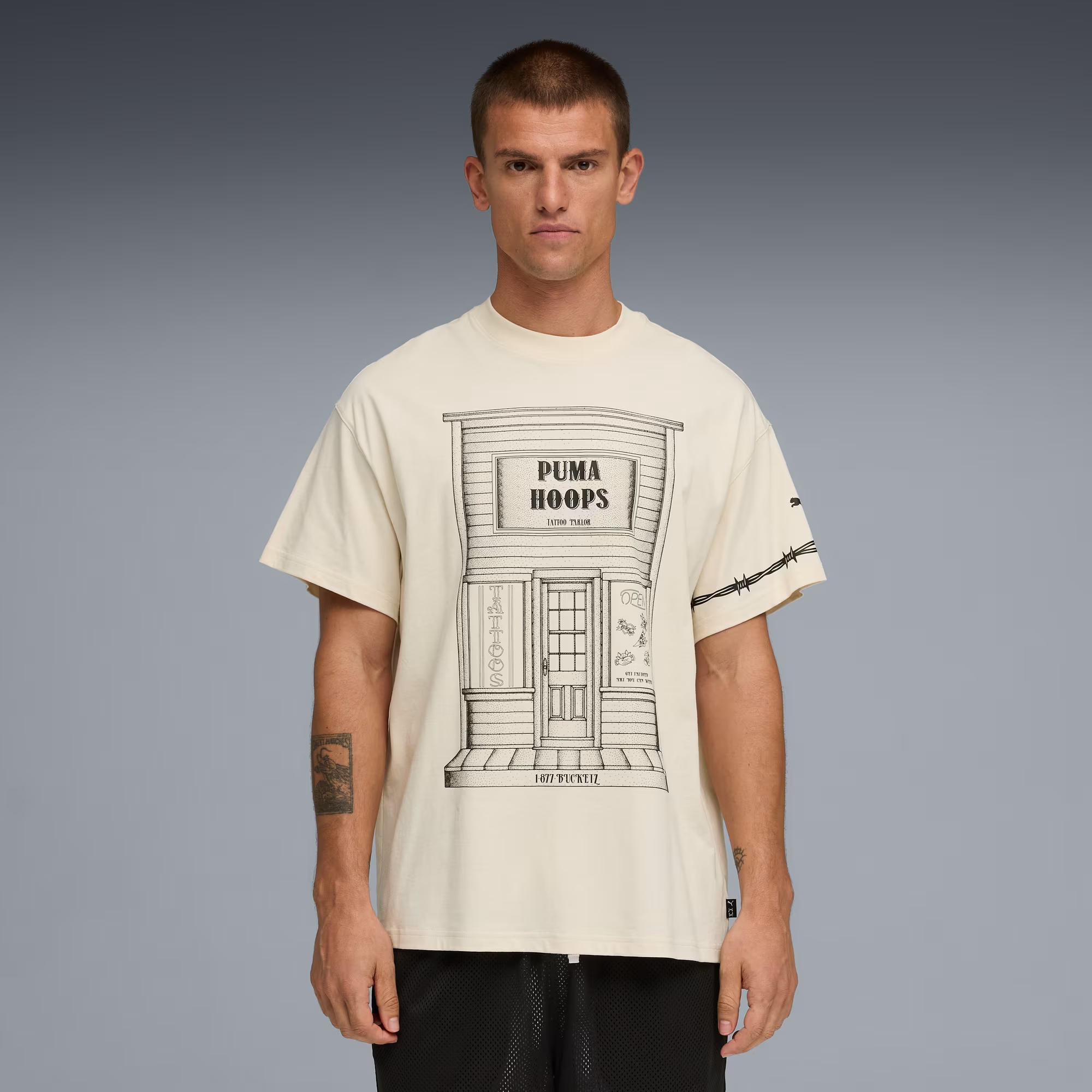 Puma Swish NInk Oversized Basketball Erkek Tişört