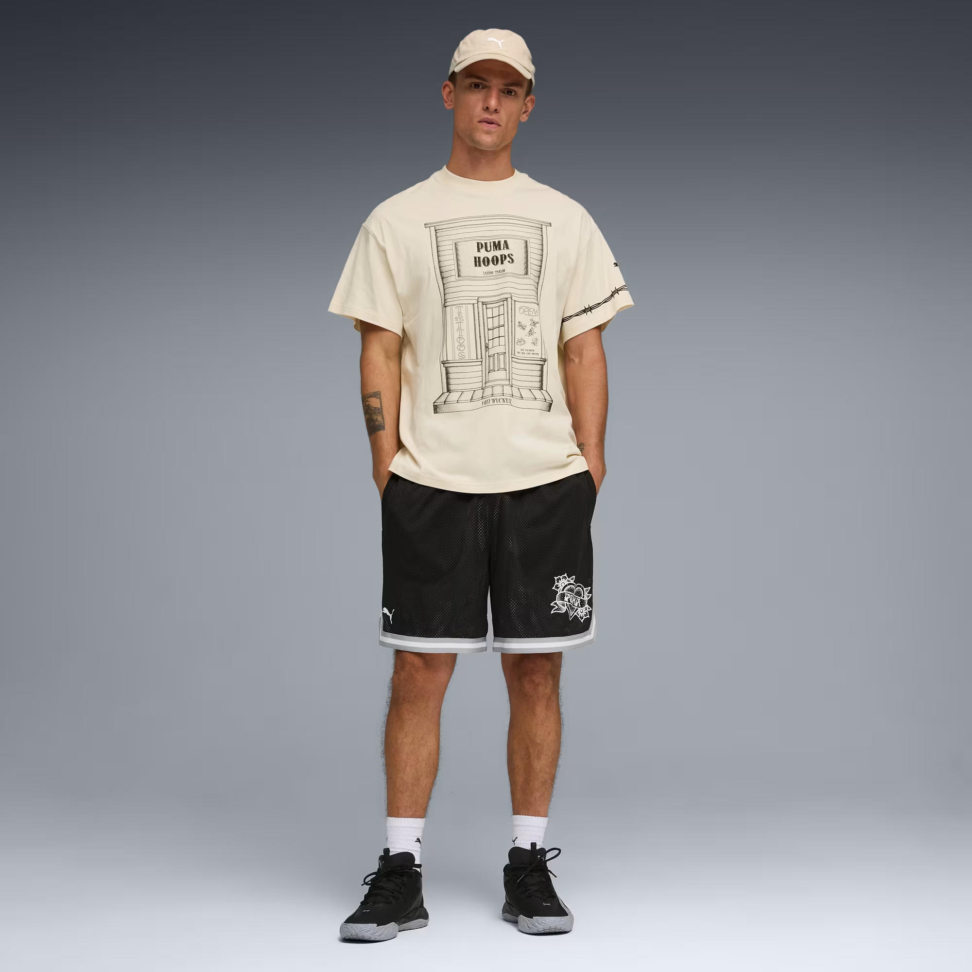 Puma Swish NInk Oversized Basketball Erkek Tişört