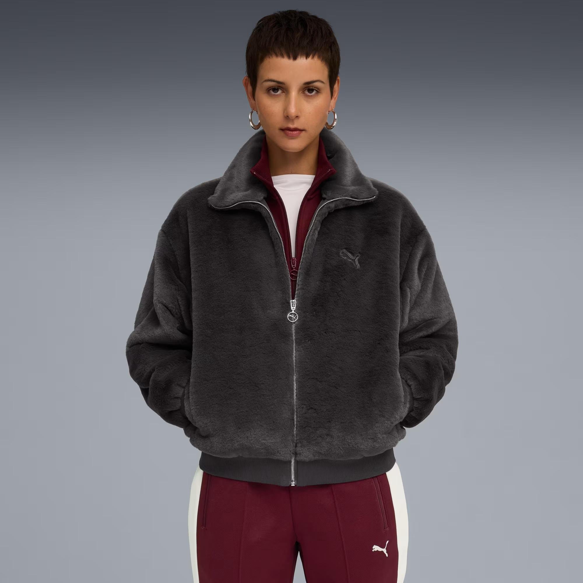 Puma Wardrobe Essentials Soft Fleece Kadın Ceket