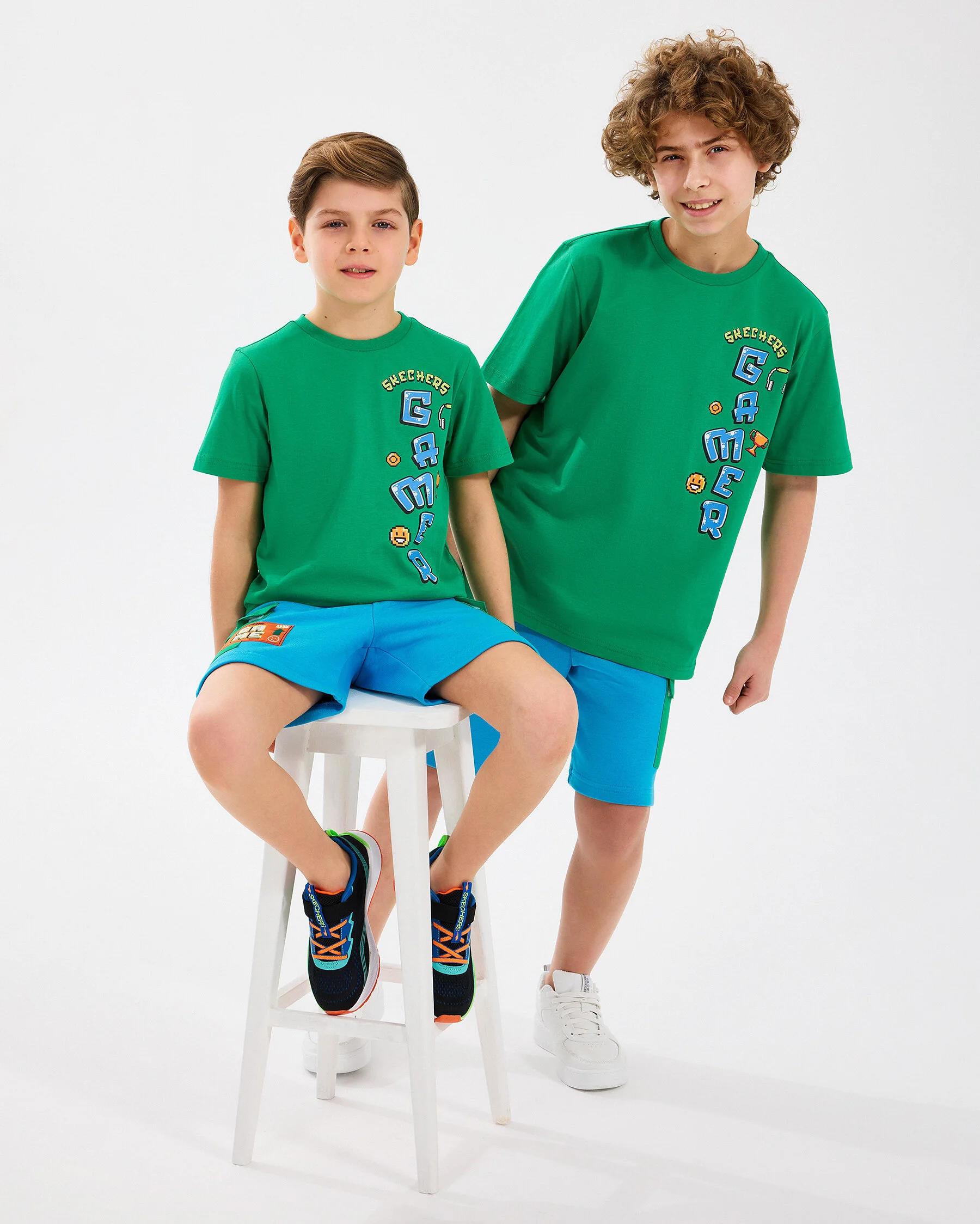 Skechers B Lw Fleece Short Çocuk Şort