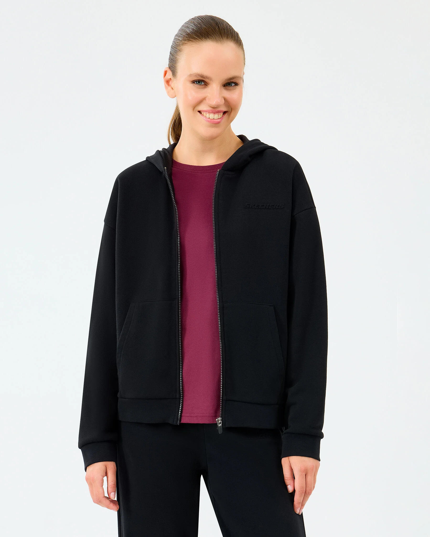 Skechers Essential Full Zip Kadın Sweatshirt