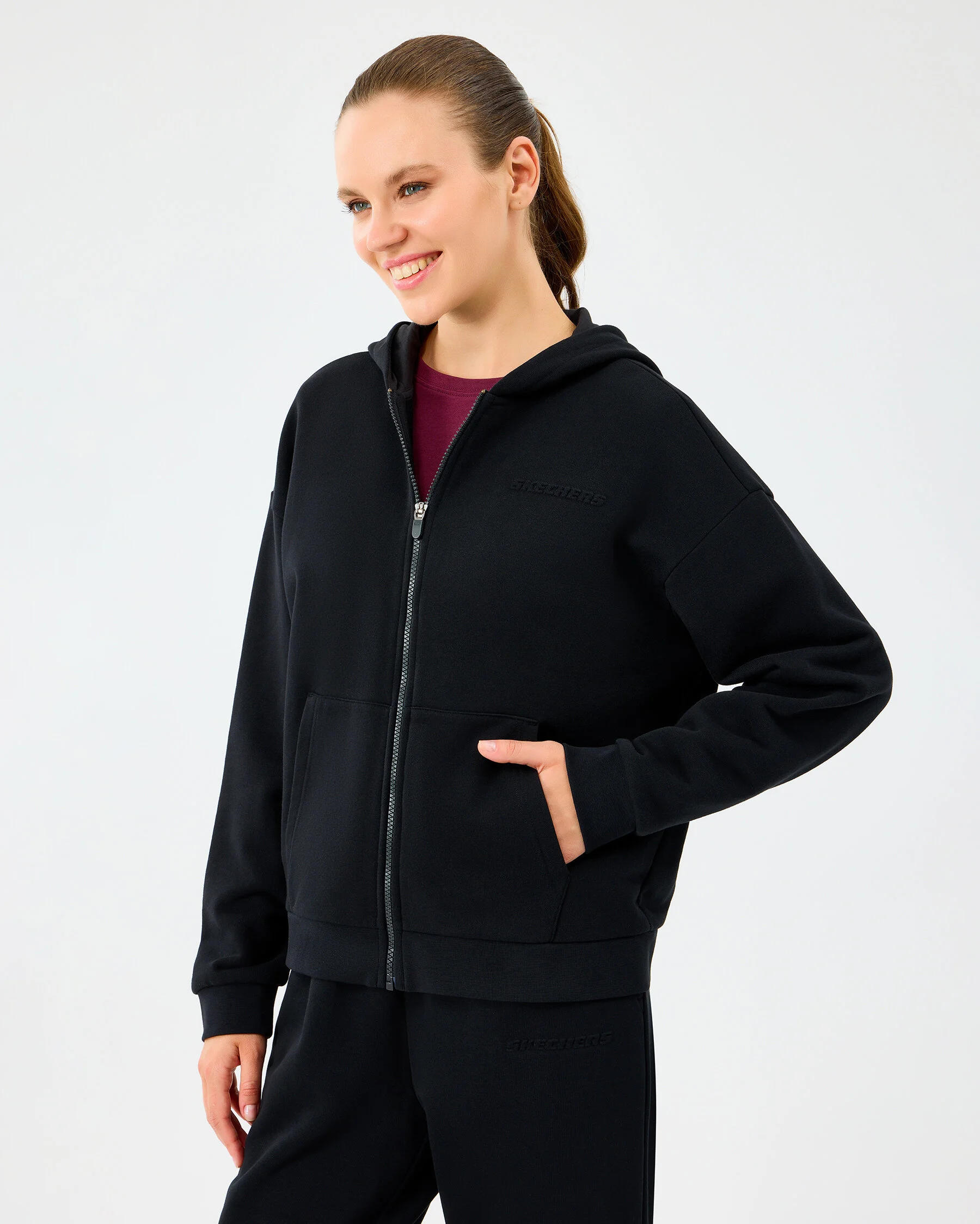 Skechers Essential Full Zip Kadın Sweatshirt