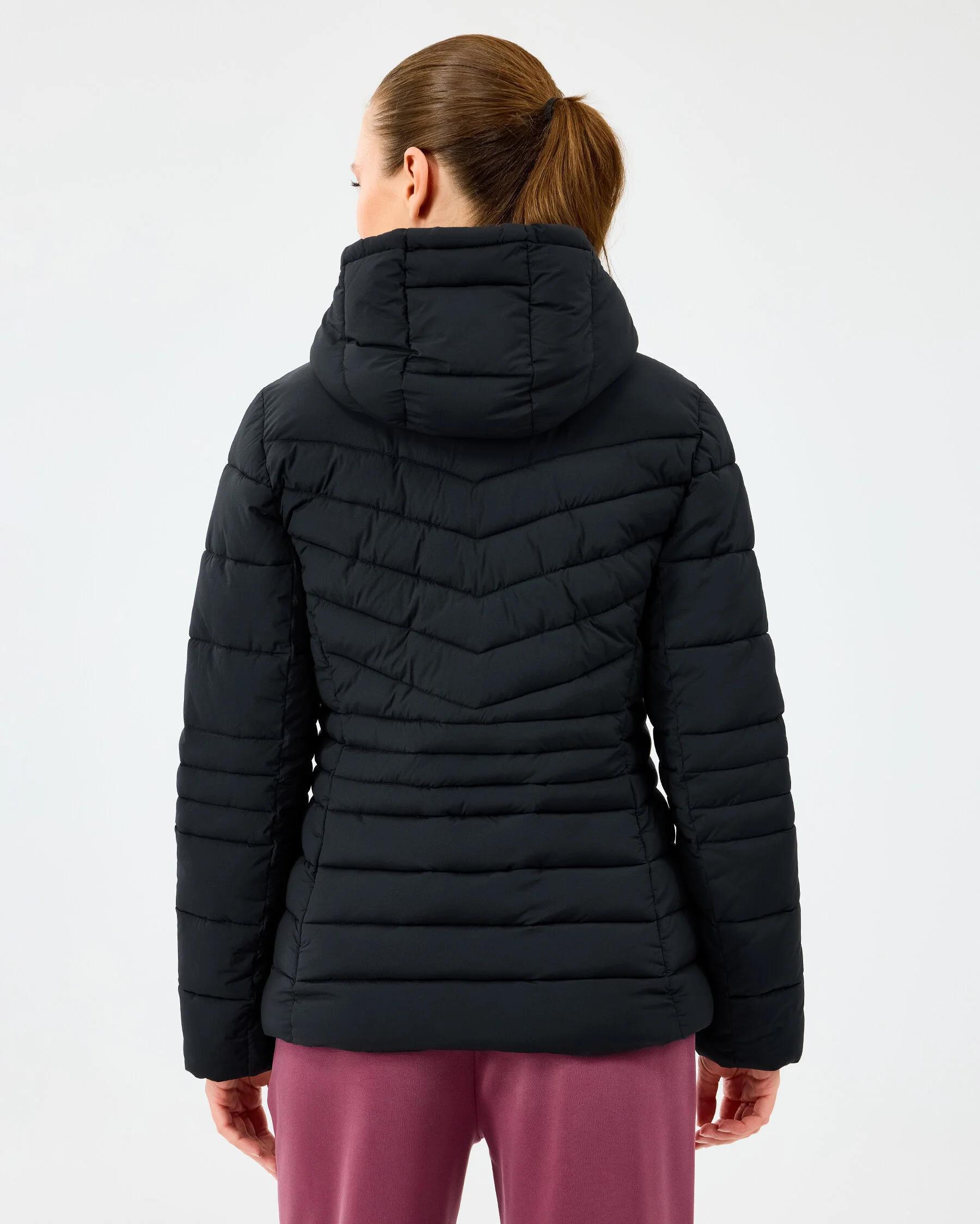 Skechers Fitted Hoodie Puffer Kadın Mont