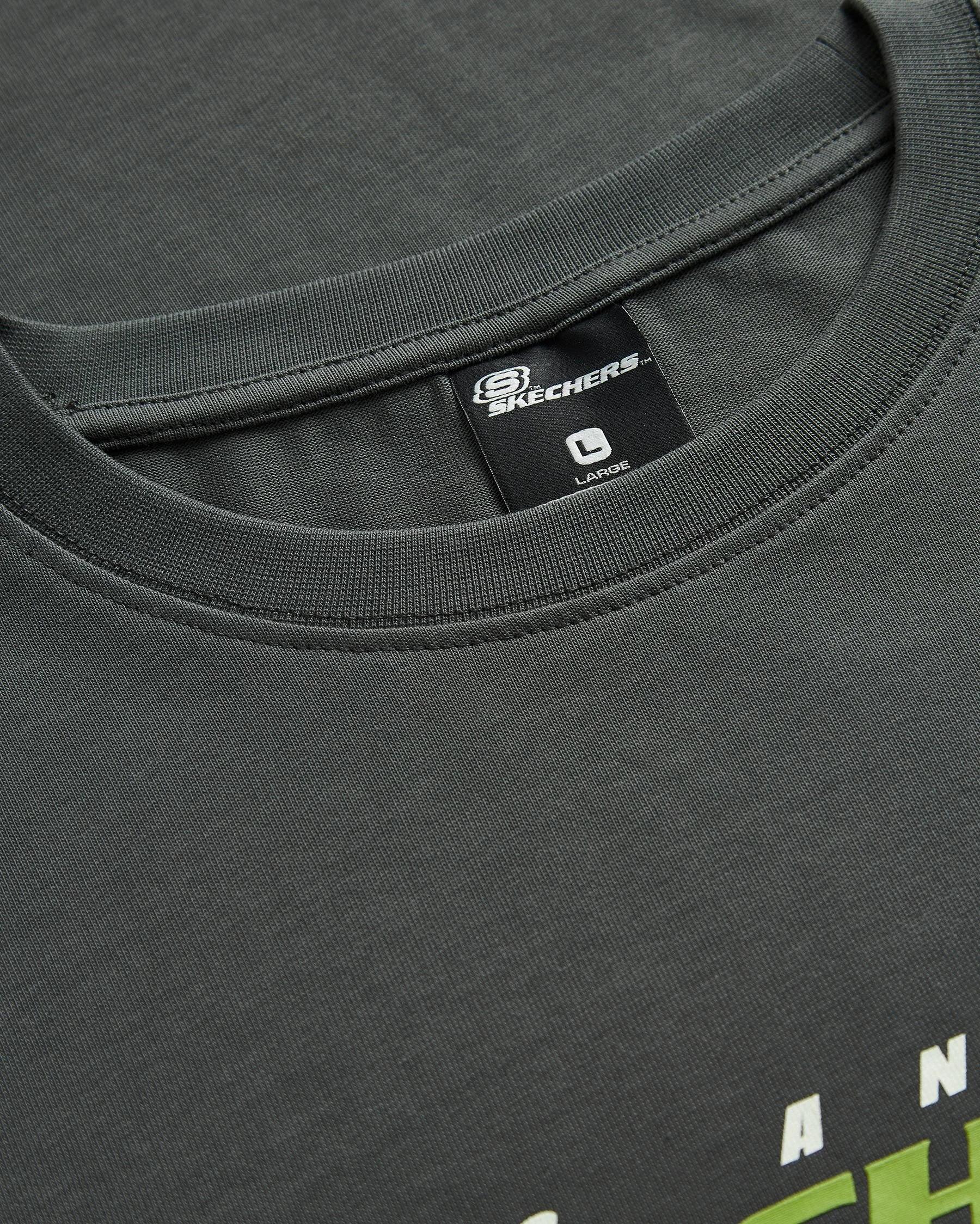 Skechers Graphic Tee Heavy Weight Oversize Erkek Tişört