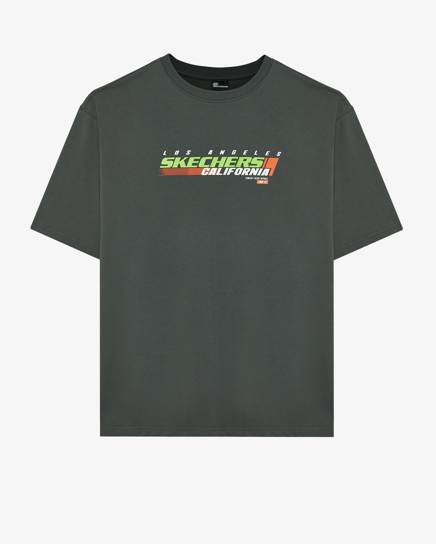 Skechers Graphic Tee Heavy Weight Oversize Erkek Tişört
