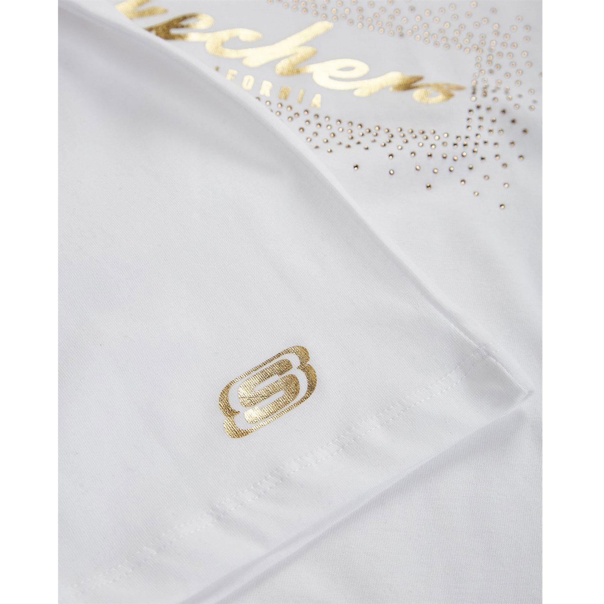 Skechers Graphic Tee Shiny Logo Kadın Tişört