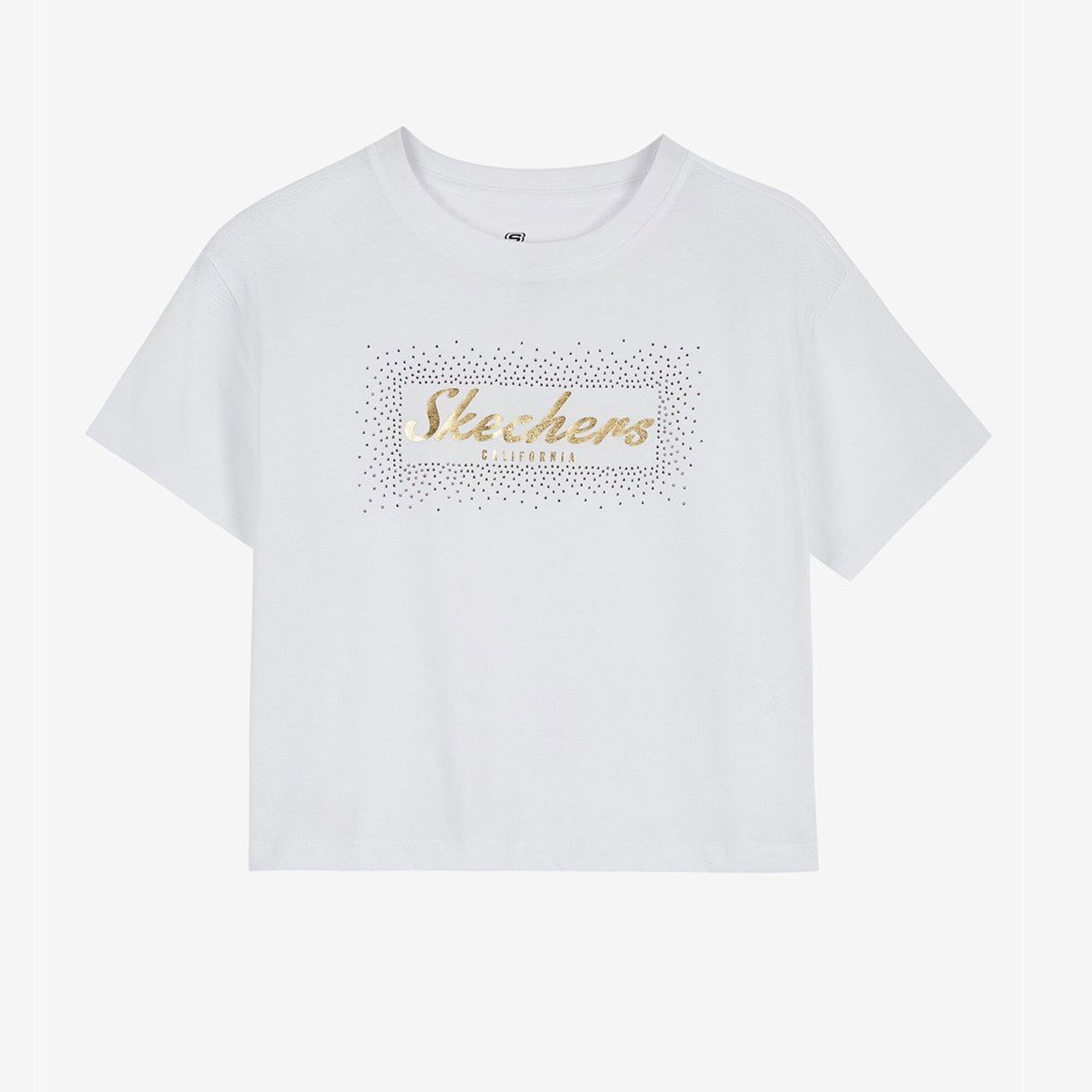 Skechers Graphic Tee Shiny Logo Kadın Tişört