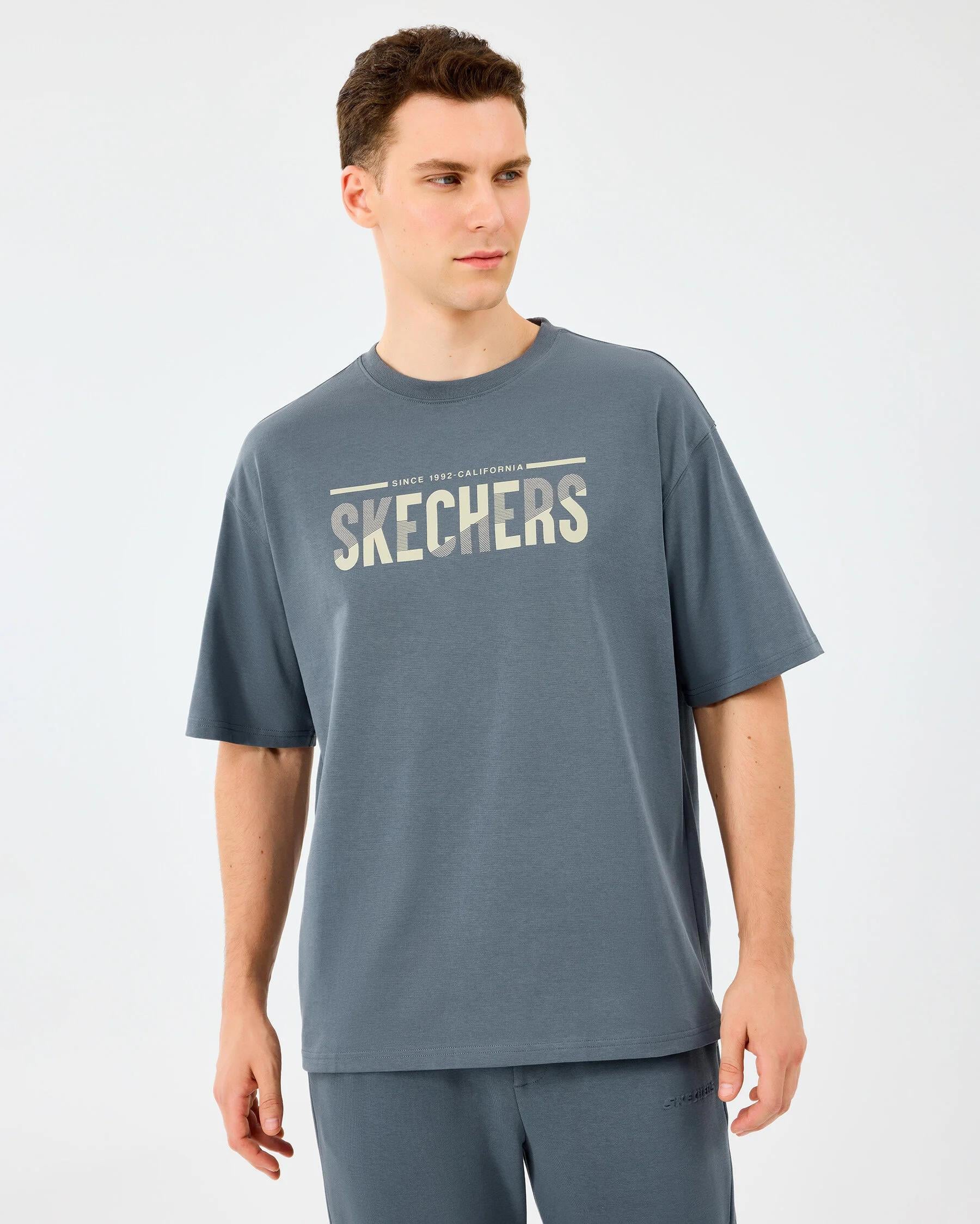 Skechers Heavy Fabric T-shirt Erkek Tişört