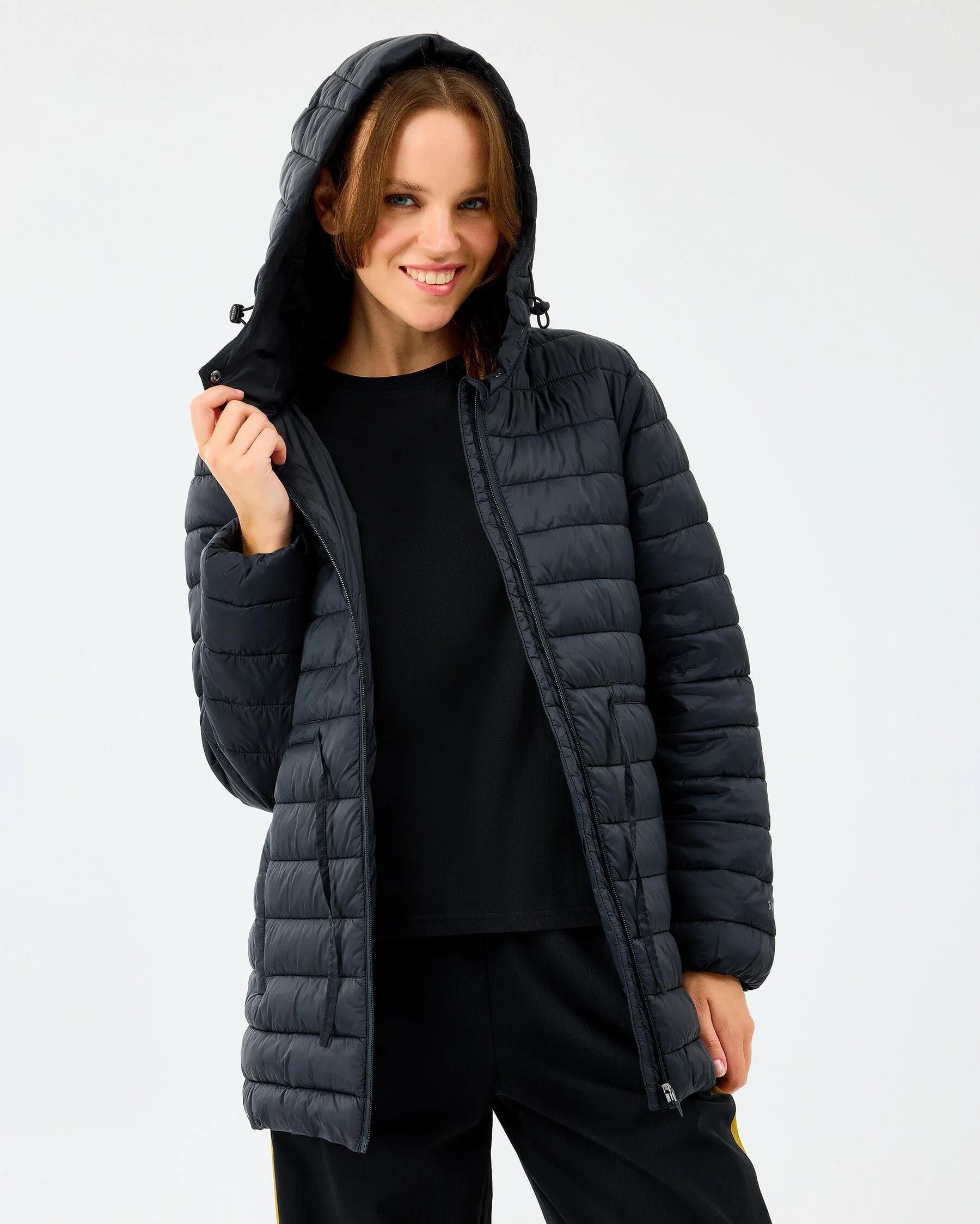 Skechers Light Weight Quilted Kadın Mont