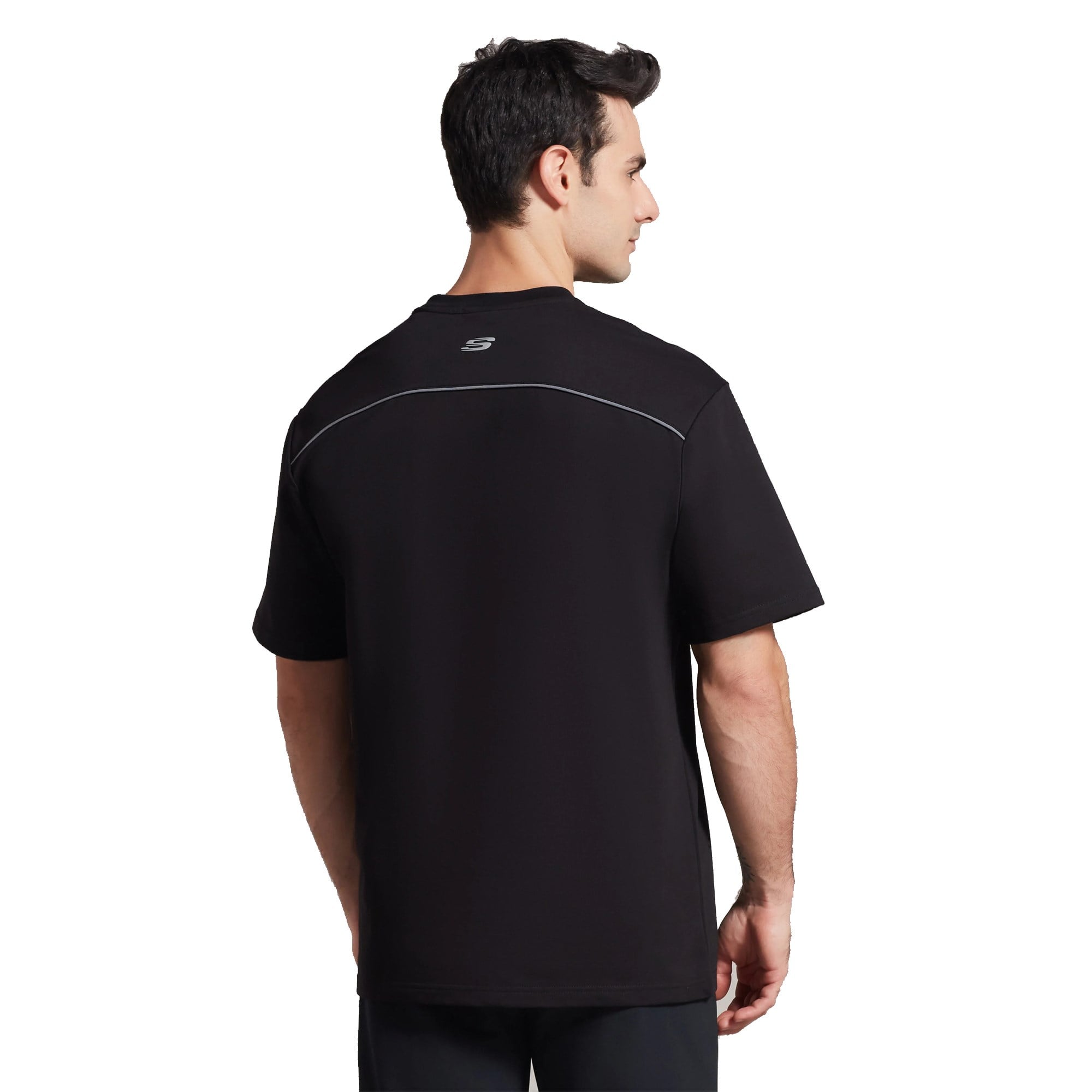Skechers M Graphic Tee Reflect Logo Oversize Erkek Tişört
