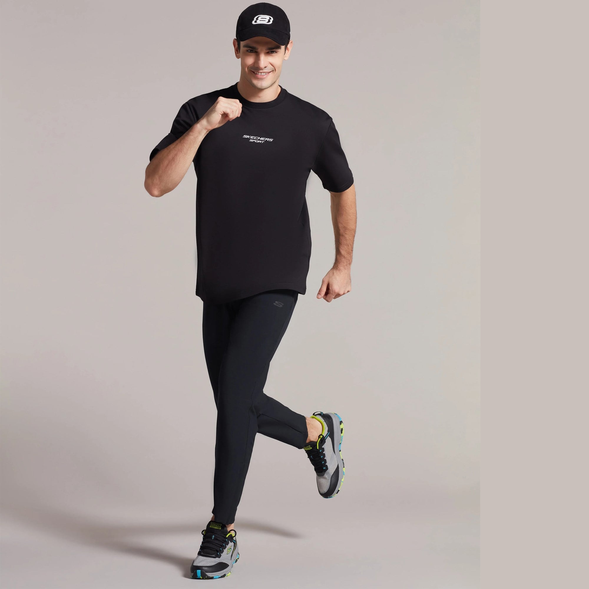 Skechers M Graphic Tee Reflect Logo Oversize Erkek Tişört