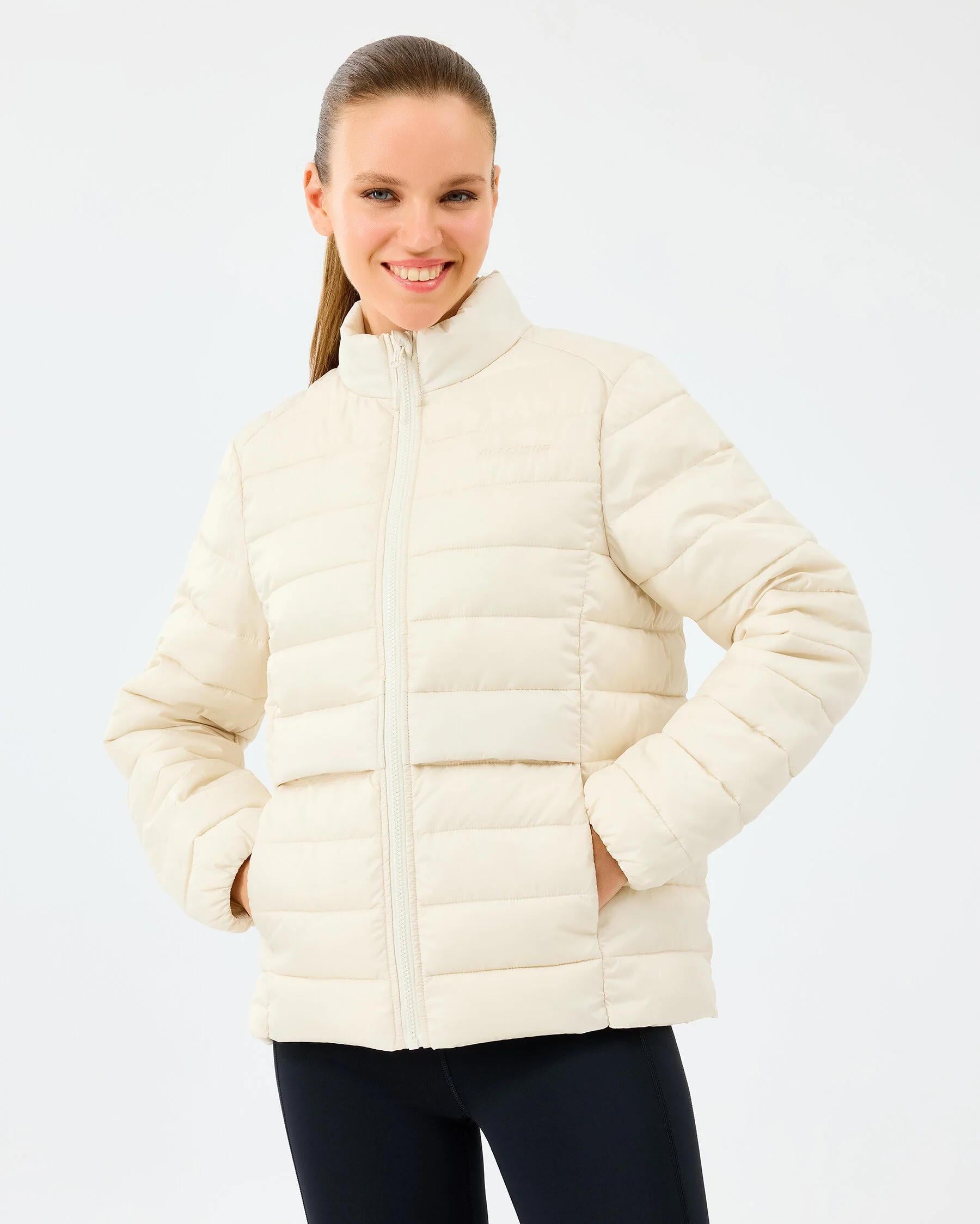Skechers Outerwear Pop Up Detailed Padded Kadın Mont