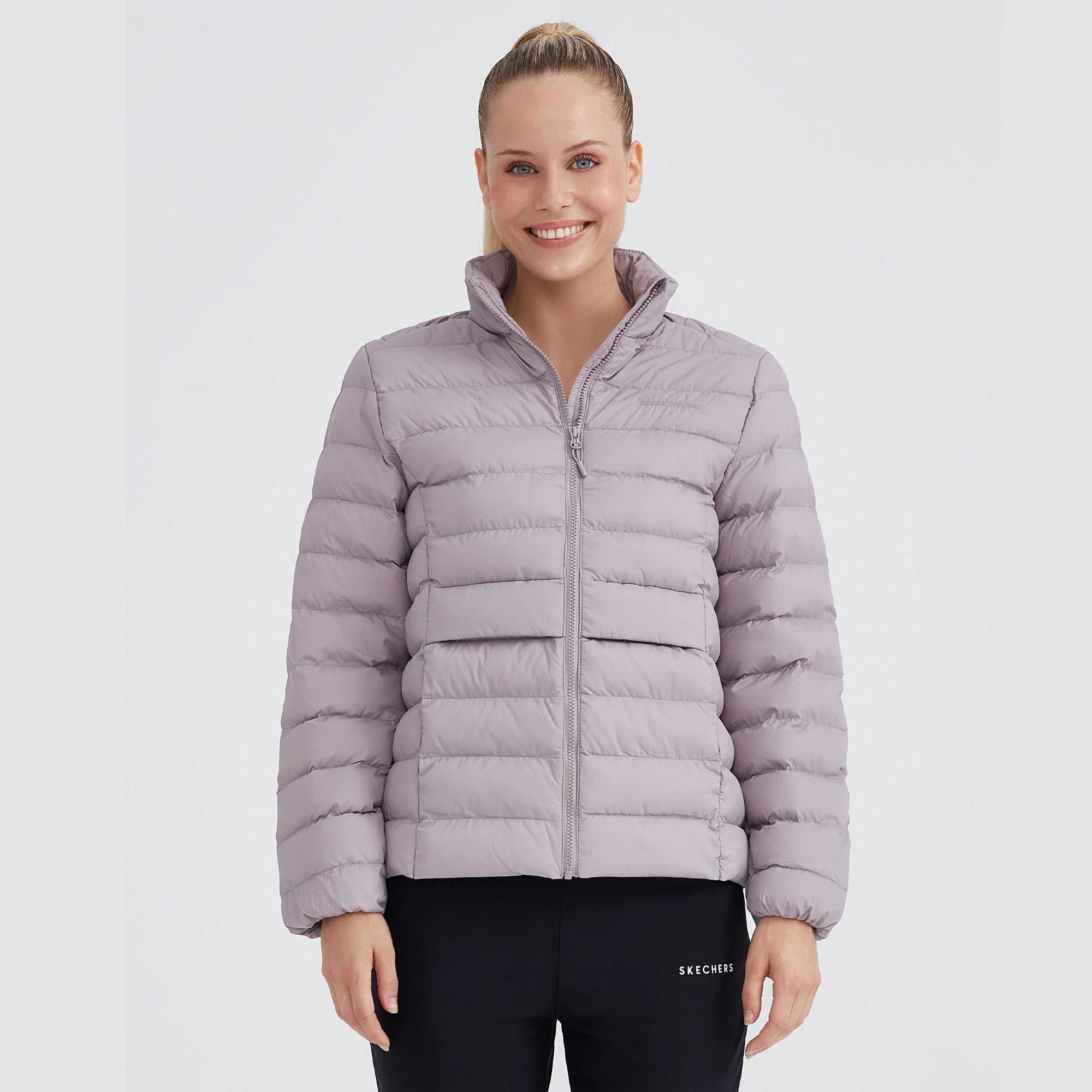 Skechers Outerwear Pop Up Detailed Padded Kadın Mont