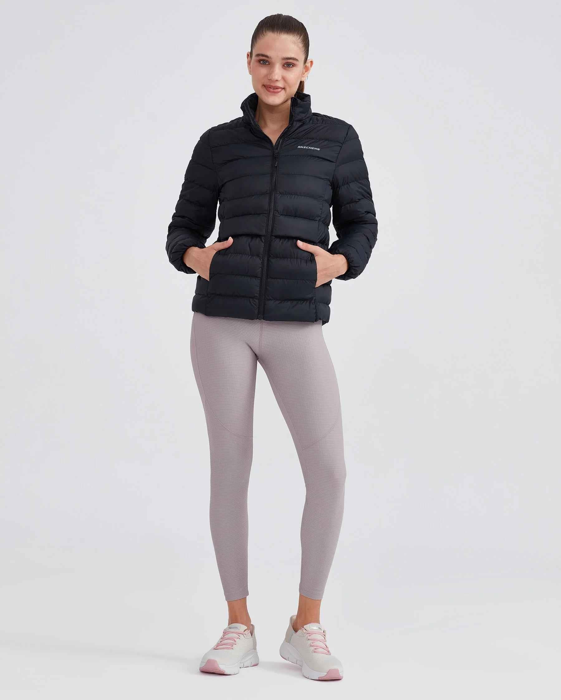 Skechers Outerwear Pop Up Detailed Padded Kadın Mont