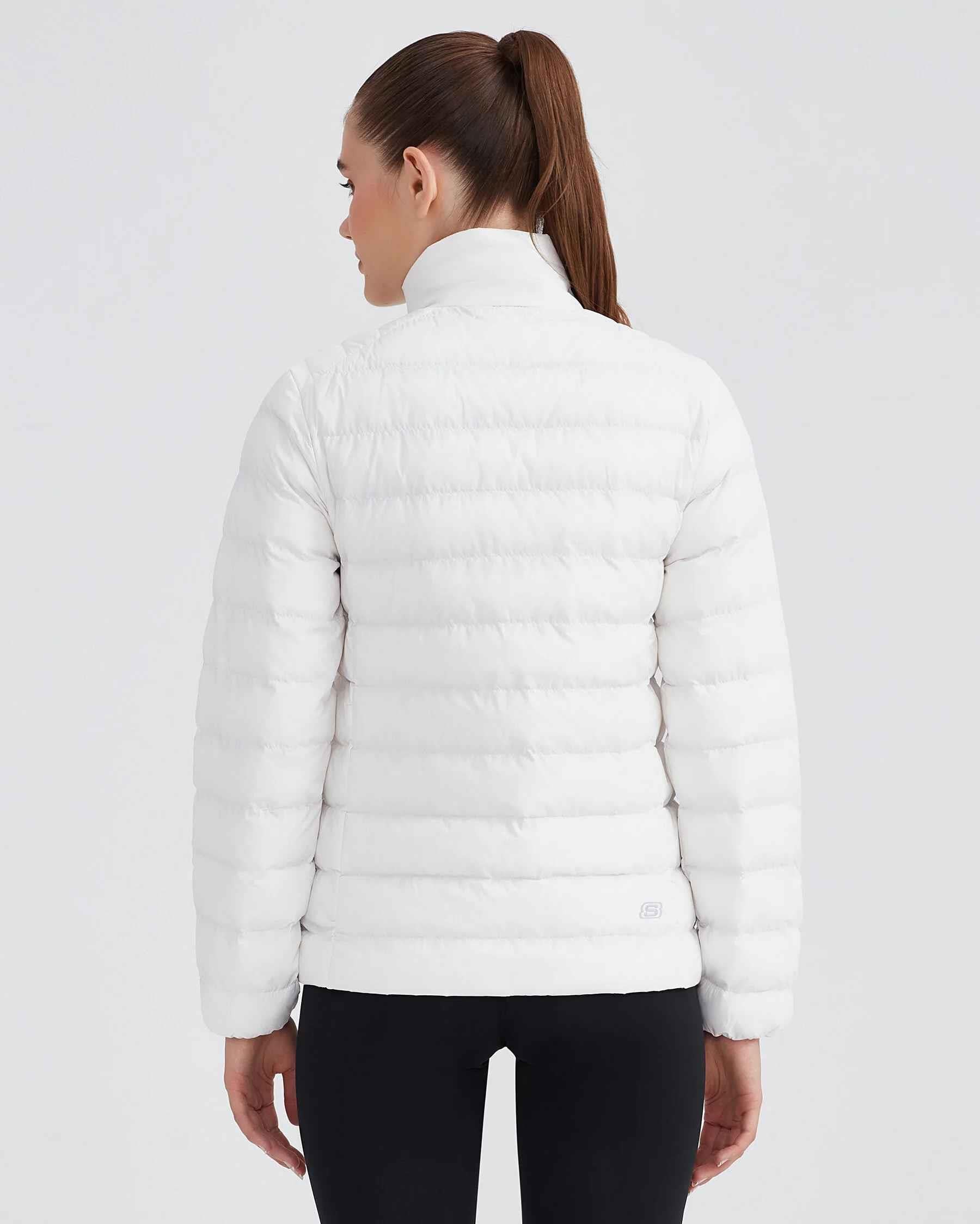 Skechers Outerwear Pop Up Detailed Padded Kadın Mont