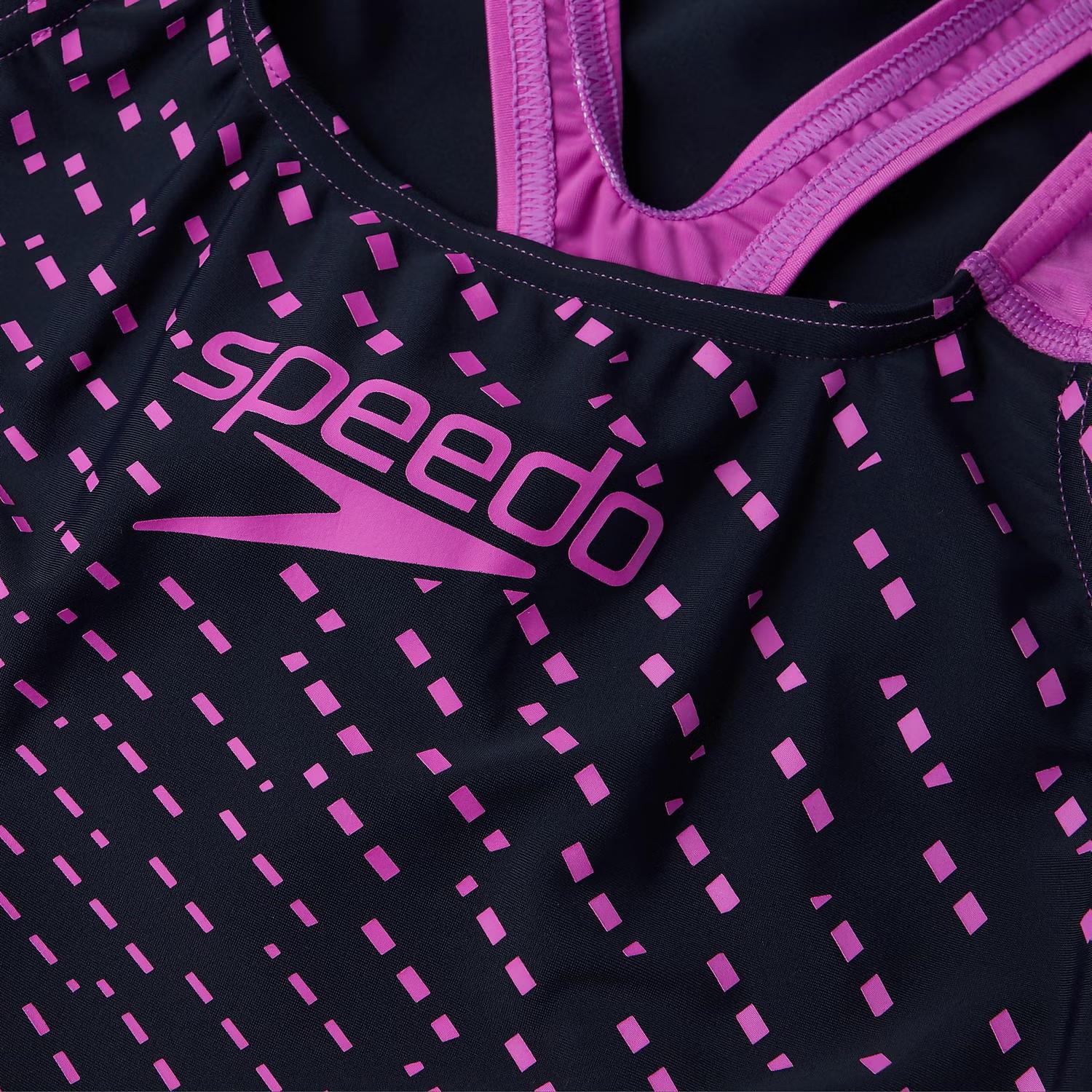 Speedo Medley Logo Kadın Yüzücü Mayosu