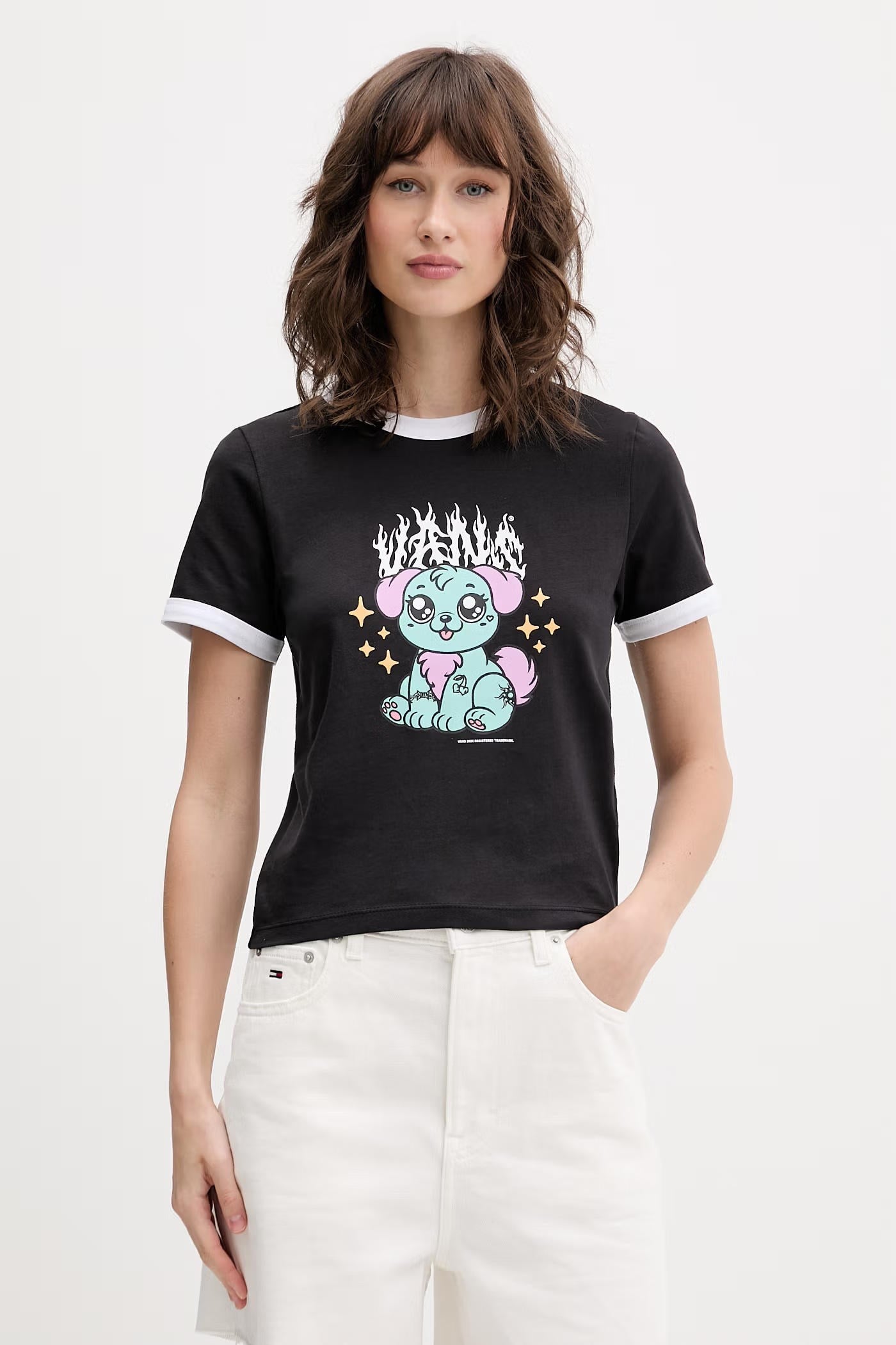 Vans Puppy W Ringer Kadın Tişört