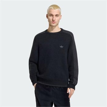 adidas 3 Stirpes Fluffy Knit Erkek Sweatshirt
