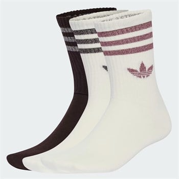 adidas 3 Stripes Glitter 3P Çorap