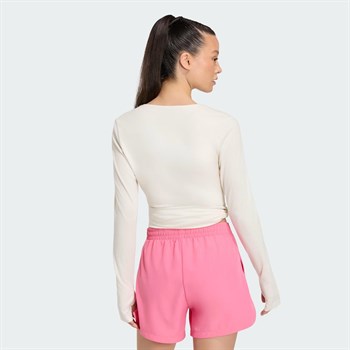 adidas 3-Stripes Studio Soft Ballet Wrap Kadın Tişört