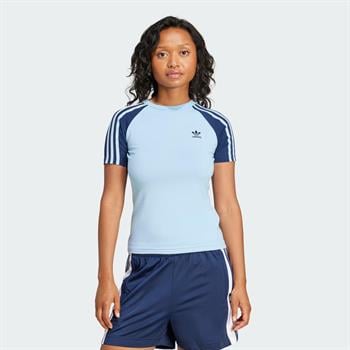 adidas Adicolor 3-Stripes Raglan Slim Kadın Tişört