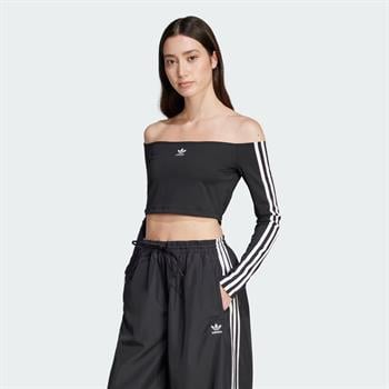 adidas Adicolor Off Shoulder Long Sleeve Kadın Tişört