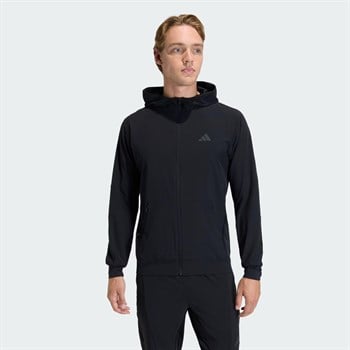 adidas D4T Workout Full-Zip Erkek Sweatshirt
