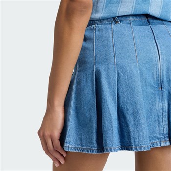 adidas Denim Pleated Kadın Etek