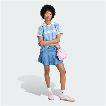 adidas Denim Pleated Kadın Etek