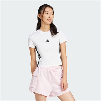 adidas Essentials 3-Stripes Slim Baby Kadın Tişört