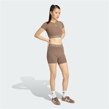 adidas Essentials Washed 1/4 Ribana Kadın Tayt