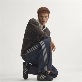 adidas Firebird Adicolor Mid Rise Straight Leg Denim Erkek Pantolon