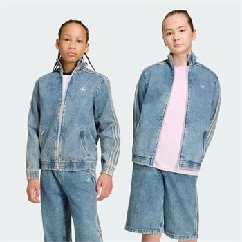 adidas Firebird Loose Denim Çocuk Sweatshirt
