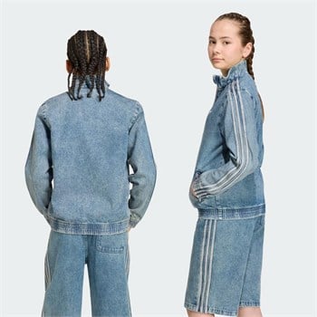 adidas Firebird Loose Denim Çocuk Sweatshirt