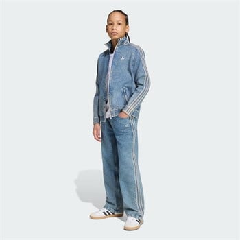 adidas Firebird Loose Denim Çocuk Sweatshirt