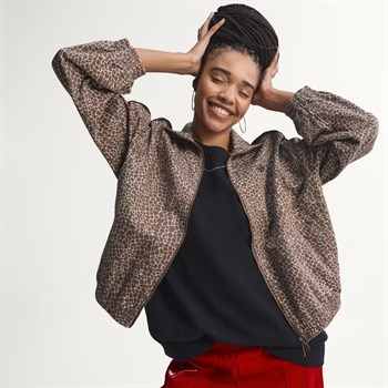 adidas Firebird Oversized AOP Denim Kadın Ceket