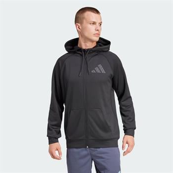 adidas Game and Go Training Full-Zip Erkek Sweatshirt
