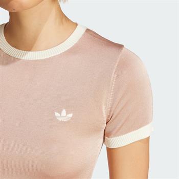 adidas Knitted 3 Stripes Kadın Tişört