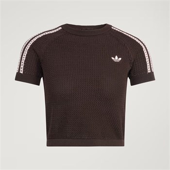adidas Knitted Crochet Cali Kadın Tişört