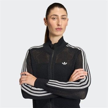 adidas Knitted Crochet Firebird Kadın Sweatshirt