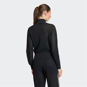 adidas Knitted Crochet Firebird Kadın Sweatshirt