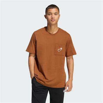 adidas Lux Coffee Cafe Hoop Pocket Graphic Erkek Tişört