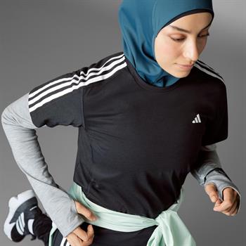 adidas Own The Run 3-Stripes Kadın Tişört
