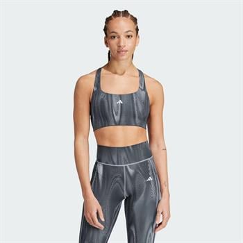 adidas Powerimpact Training Medium-Support 3-Stripes Kadın Büstiyer
